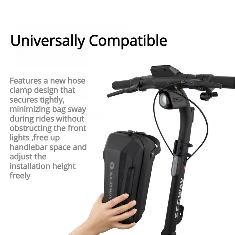 Оригинальная сумка Ninebot на руль для электросамокатов Segway ZT3, G3, F3, GT3, Max, G2, G30, E2, F2, E22, F40 – водонепроницаемый чехол для хранения
Оригинальная сумка Ninebot на руль для электросамокатов Segway ZT3, G3, F3, GT3, Max, G2, G30, E2, F2, E22, F40 – водонепроницаемый чехол для хранения