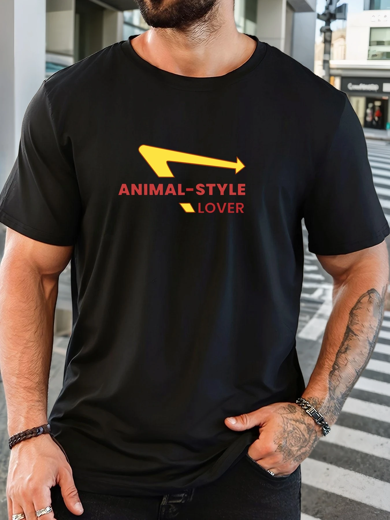 Men's Cotton Printed T-Shirt ANIMAL-STYLE LOVER Pattern Summer Casual Oversized Round Neck Short Sleeve Comfortable Daily Tee
Men's Cotton Printed T-Shirt ANIMAL-STYLE LOVER Pattern Summer Casual Oversized Round Neck Short Sleeve Comfortable Daily Tee