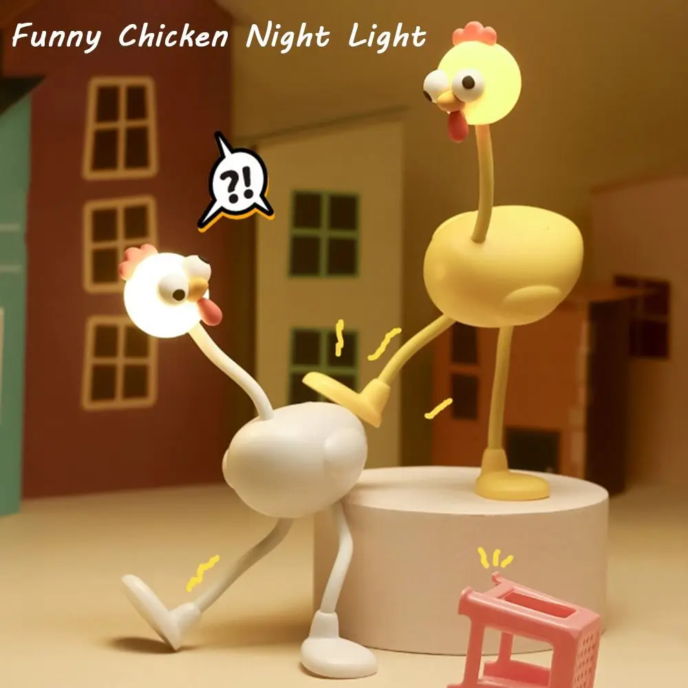 3 Lighting Modes Funny Chicken Night Light Soft Light Rechargeable Bedside Decor Light Eye Protection Cute Cartoon
3 Lighting Modes Funny Chicken Night Light Soft Light Rechargeable Bedside Decor Light Eye Protection Cute Cartoon