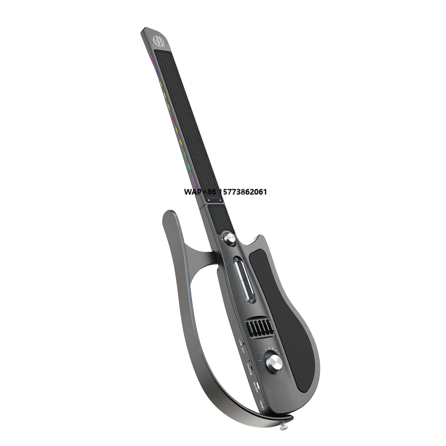 N.1 Stringless Electric Guitar Music Confidant Intelligent Block Play Automatic Accompaniment Durable Maple