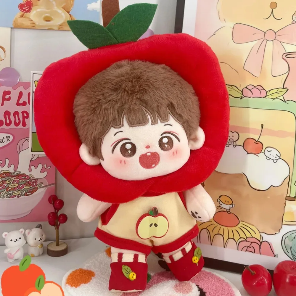1 set Tomato Skirt 20cm Cotton Doll Clothes Fruit Hat Red Set Cotton Doll's Clothes with Shoes Mini Plush Doll Clothes
1 set Tomato Skirt 20cm Cotton Doll Clothes Fruit Hat Red Set Cotton Doll's Clothes with Shoes Mini Plush Doll Clothes