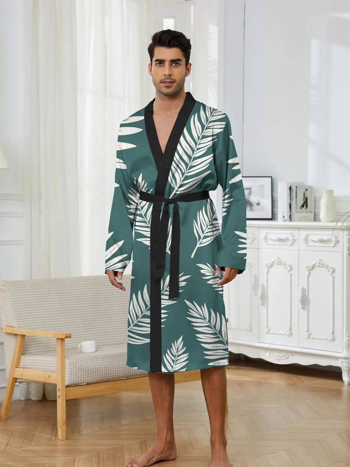 1pc Men's Robes 2026 Spring/Summer 3D Printed Men's Bathrobe Sleepwear Men's Pajamas Sleepwear Shower Robe Graphic Polyester
1pc Men's Robes 2026 Spring/Summer 3D Printed Men's Bathrobe Sleepwear Men's Pajamas Sleepwear Shower Robe Graphic Polyester