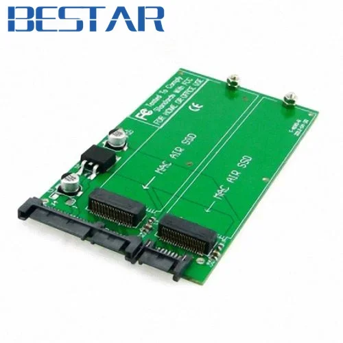 Двойные слоты для карт для Apple MacBook Air SSD Convert to SATA 22p Card Raid Converter Adapter Sata Raid Card Sata Adapter
Двойные слоты для карт для Apple MacBook Air SSD Convert to SATA 22p Card Raid Converter Adapter Sata Raid Card Sata Adapter