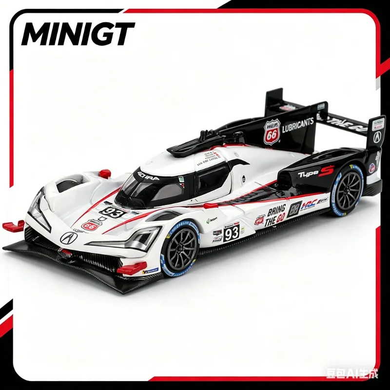 MINIGT 1:64 Honda Acura ARX-06 GTP 1170 # endurance race alloy car model, simulation static ornament, adult collectible.
MINIGT 1:64 Honda Acura ARX-06 GTP 1170 # endurance race alloy car model, simulation static ornament, adult collectible.
