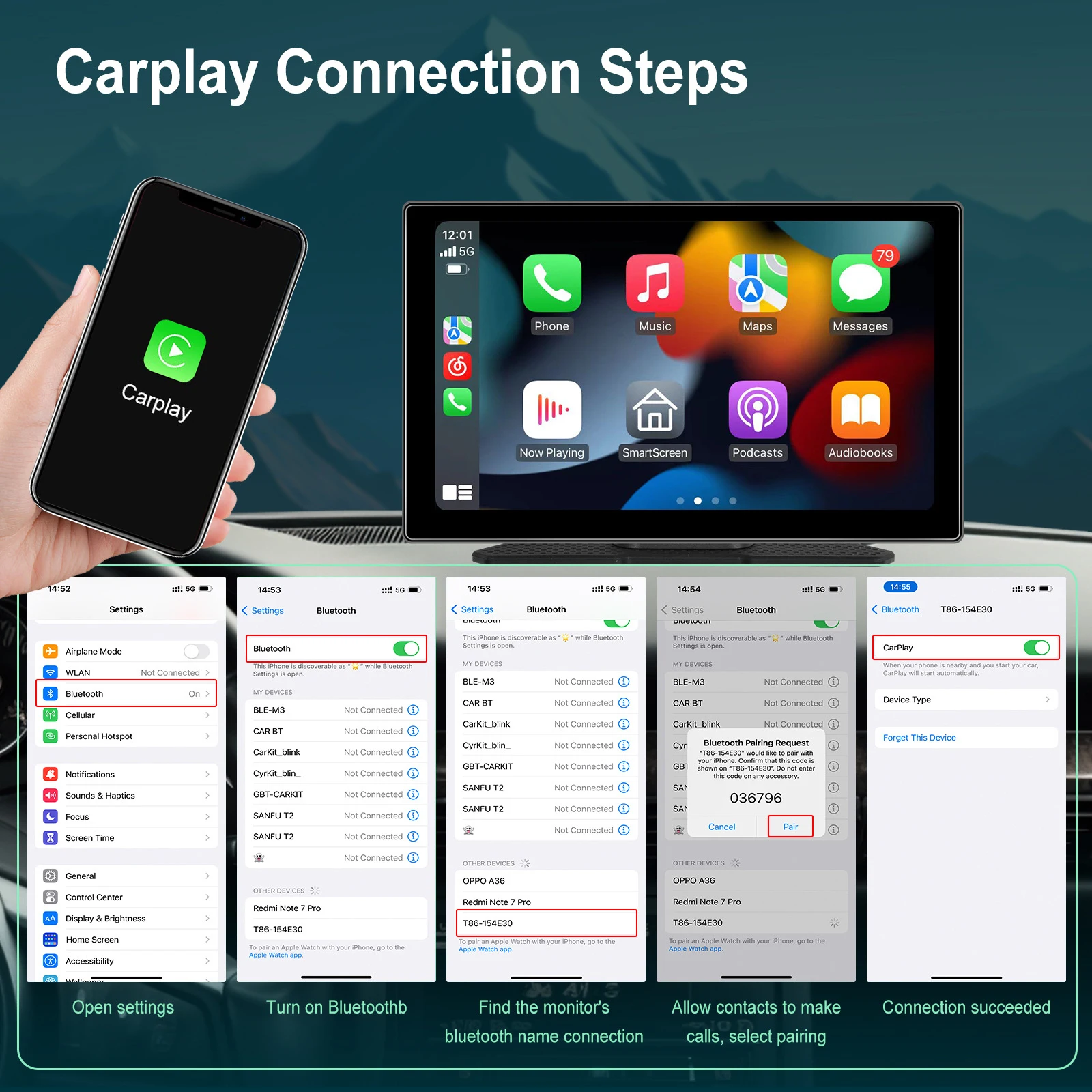 2.5D 9 Inch Monitor Smart Player Car FM Radio Wireless Carplay Android Auto Multimedia Video Player Smart Screen
2.5D 9 Inch Monitor Smart Player Car FM Radio Wireless Carplay Android Auto Multimedia Video Player Smart Screen