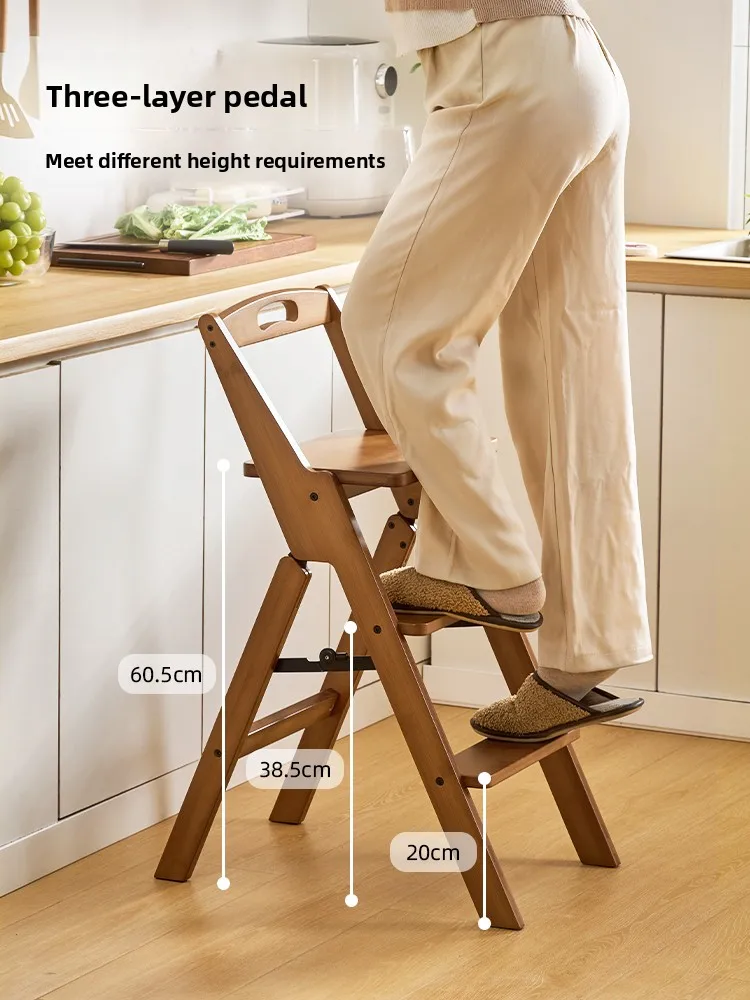 Foldable multifunctional ladder stool household climbing ladder stool dual-purpose kitchen climbing stool with backrest chair
Foldable multifunctional ladder stool household climbing ladder stool dual-purpose kitchen climbing stool with backrest chair