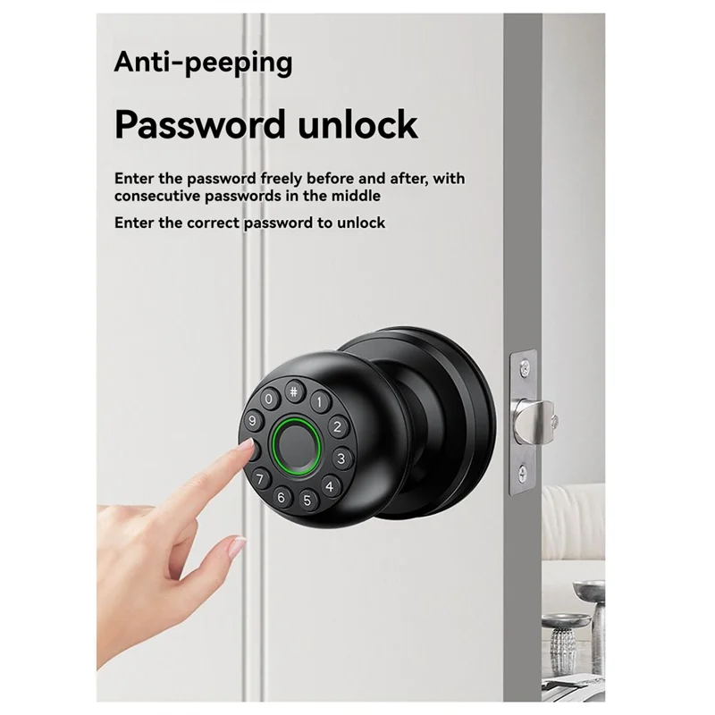 Y45A-Smart Fingerprint Door Lock With Password, App Control And Touchscreen Keypad For Indoor Use
Y45A-Smart Fingerprint Door Lock With Password, App Control And Touchscreen Keypad For Indoor Use