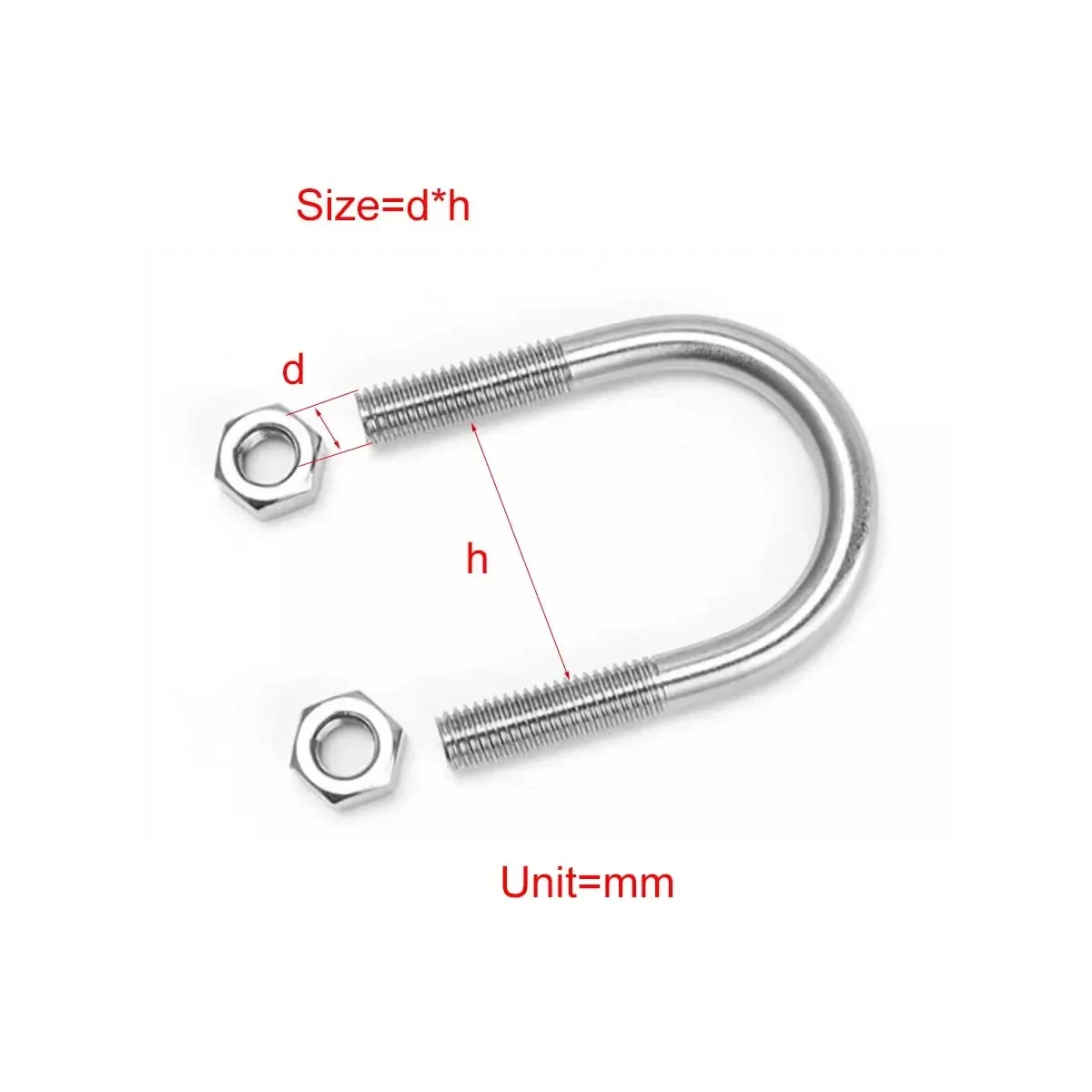 316 Stainless Steel u-Bolt/Pipe Clamp/Fixing Buckle/Horse Riding Card M6M8
316 Stainless Steel u-Bolt/Pipe Clamp/Fixing Buckle/Horse Riding Card M6M8