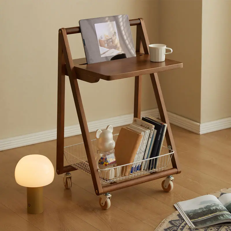 Solid Wood Rolling Cart with Side Table, Mobile Coffee Table Storage Organizer for Small Space Living Room Sofa Balcony
Solid Wood Rolling Cart with Side Table, Mobile Coffee Table Storage Organizer for Small Space Living Room Sofa Balcony