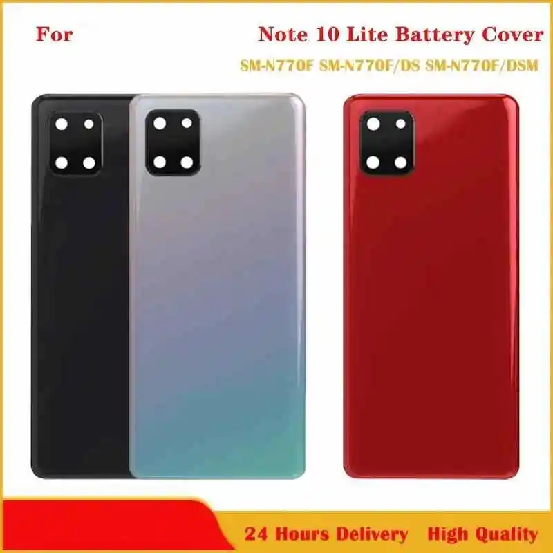 Original Plastics Battery Case Cover Rear Door Housing Back Case For Samsung Note 10 Lite N770F Battery Cover Camera Frame Lens
Original Plastics Battery Case Cover Rear Door Housing Back Case For Samsung Note 10 Lite N770F Battery Cover Camera Frame Lens