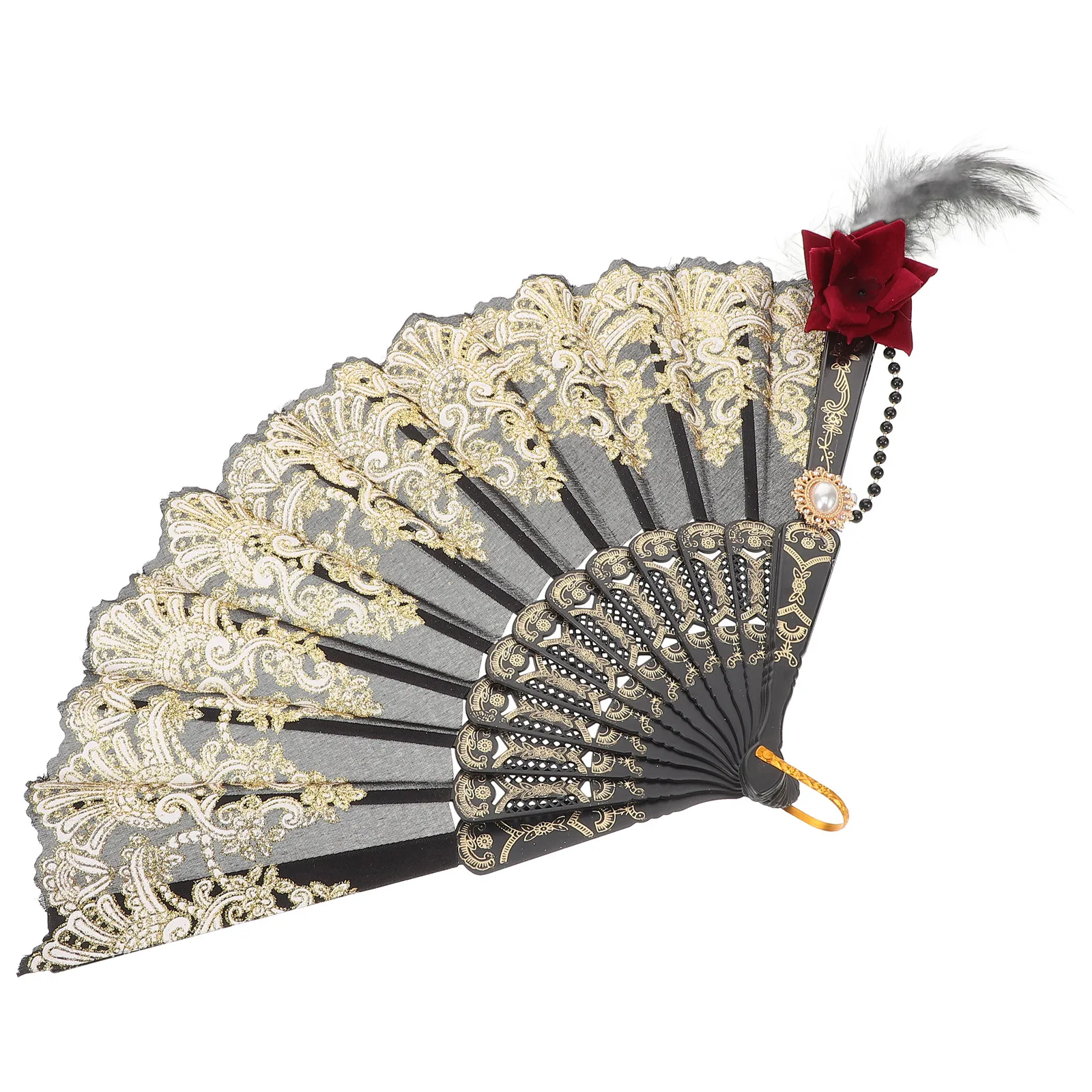 Gold Plated Fan Retro Style Foldable Handheld Classic Dancing Vintage Decorations Folding Fans Party Accessories
Gold Plated Fan Retro Style Foldable Handheld Classic Dancing Vintage Decorations Folding Fans Party Accessories