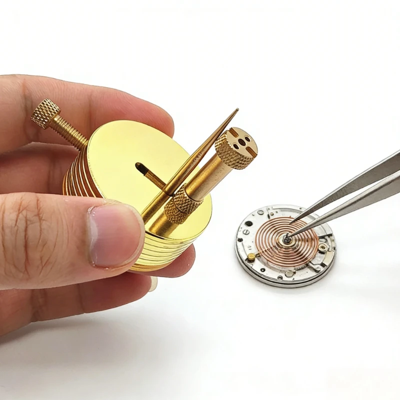 Brass Watch Balance-cock Tool Adjustable Support Bracket for Watch Movement Hair Spring Repair Tool T0496
Brass Watch Balance-cock Tool Adjustable Support Bracket for Watch Movement Hair Spring Repair Tool T0496