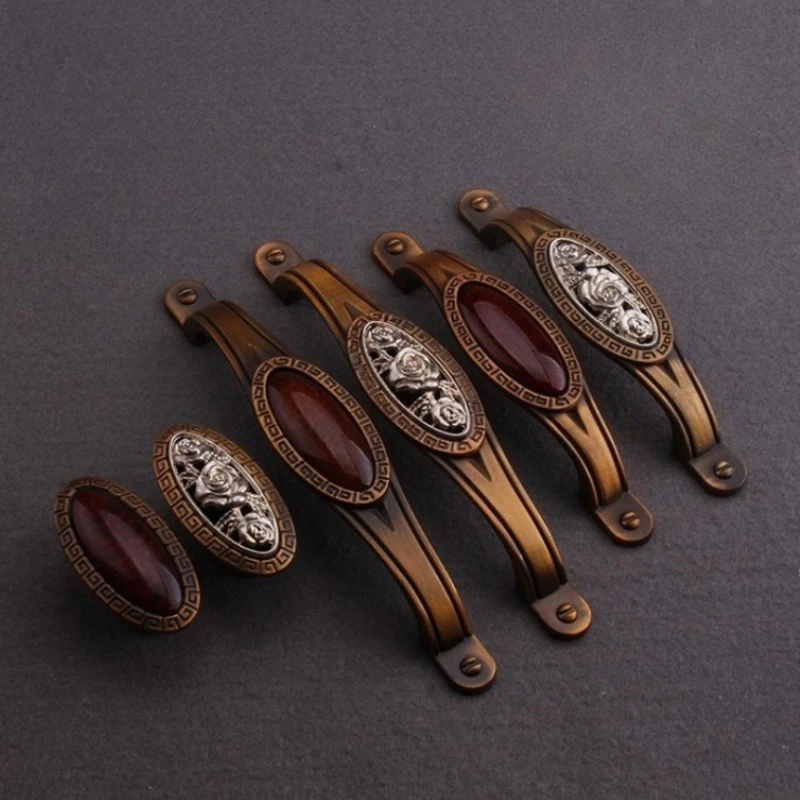 New Chinese Style Handles for Furniture Vintage Coffee Handles for Cabinets and Drawers Ceramic Flower Kitchen Cabinet Handles
New Chinese Style Handles for Furniture Vintage Coffee Handles for Cabinets and Drawers Ceramic Flower Kitchen Cabinet Handles