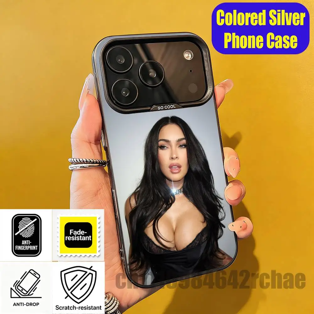 For iPhone 15,17,11,14,13,16,12,E,Max,Plus,Air,Pro,Mini Custom Actress Lovely M-Megan Fox Phone Case Color Silver Cover
For iPhone 15,17,11,14,13,16,12,E,Max,Plus,Air,Pro,Mini Custom Actress Lovely M-Megan Fox Phone Case Color Silver Cover