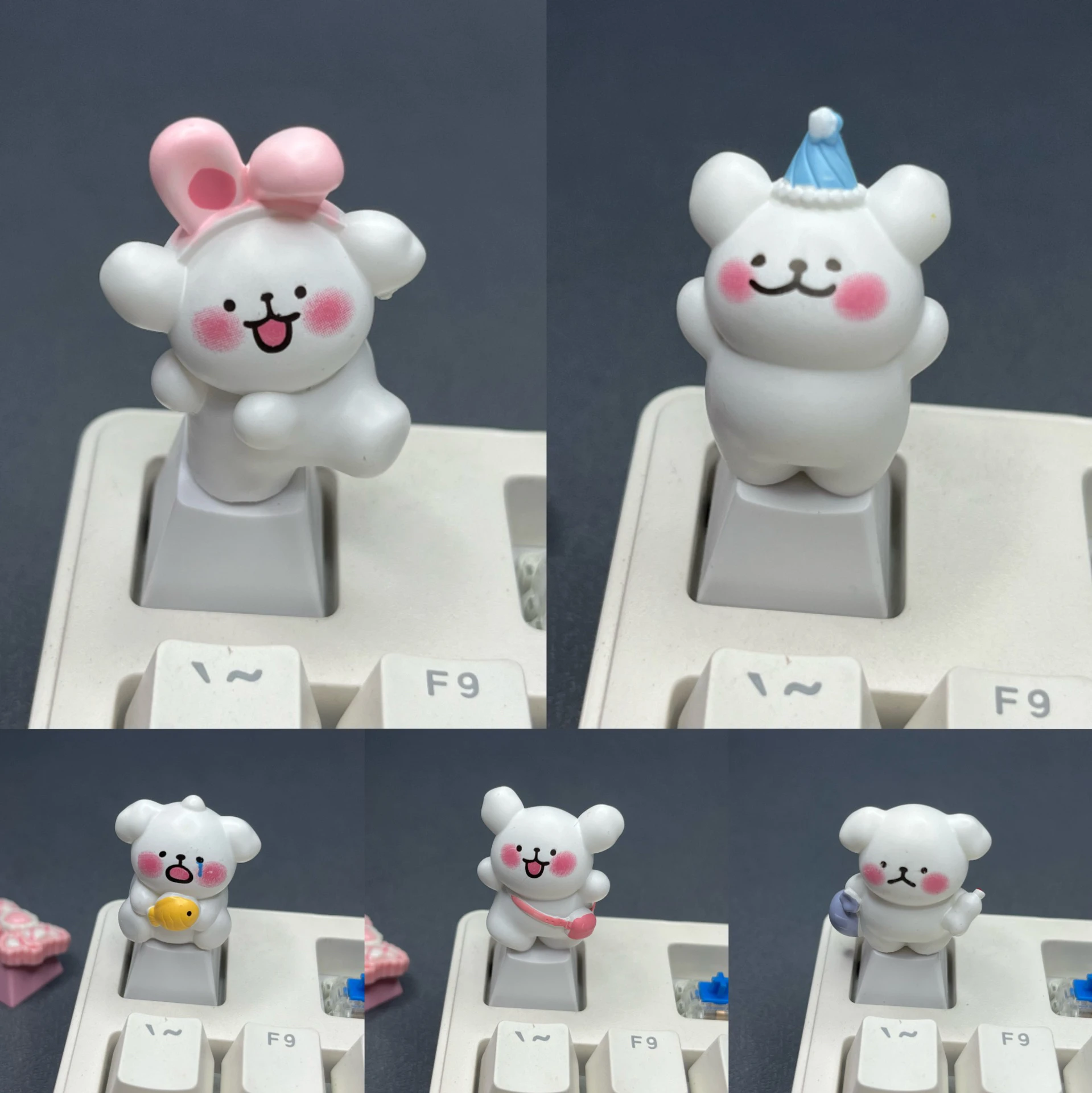 Creative Cute Little White Dog Keycap Line Puppy Decoration Mechanical Keyboard Couple Gift Transparent Keycap
Creative Cute Little White Dog Keycap Line Puppy Decoration Mechanical Keyboard Couple Gift Transparent Keycap
