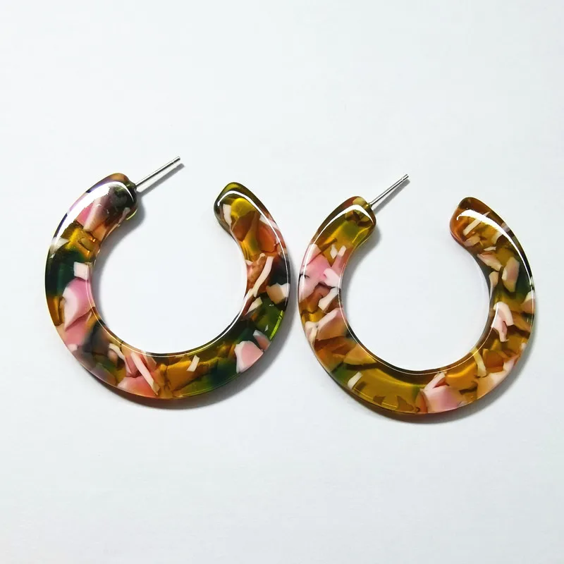 New Ins Simple Retro Acetate Hoop Earrings Trendy Red and Green Temperament Earrings Resin Hoop Earrings
New Ins Simple Retro Acetate Hoop Earrings Trendy Red and Green Temperament Earrings Resin Hoop Earrings