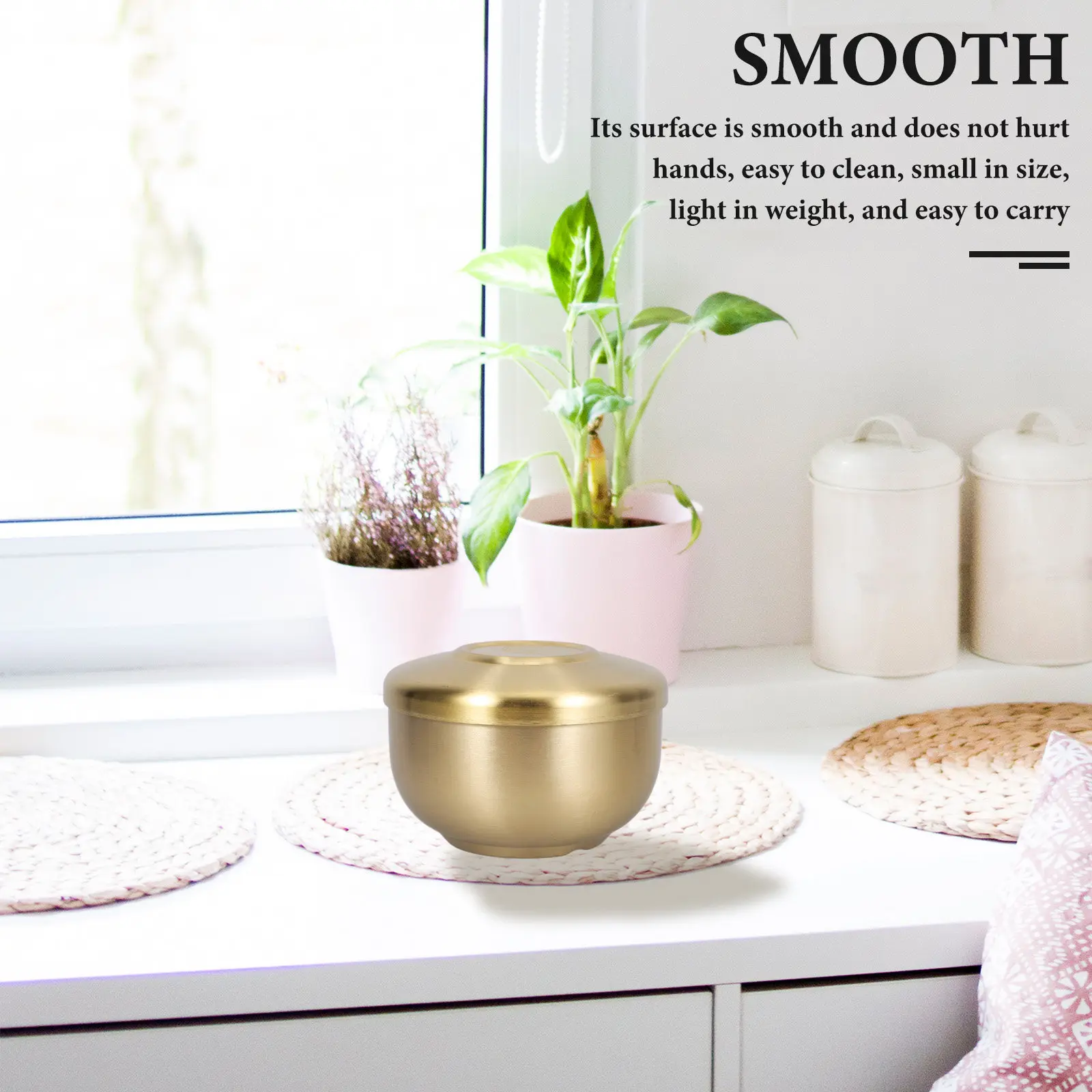 Premium Stainless Steel Soup Bowl with Lid Leakproof Heat Retaining Compact Lightweight Dishwasher Safe for Soups Bird's Nest
Premium Stainless Steel Soup Bowl with Lid Leakproof Heat Retaining Compact Lightweight Dishwasher Safe for Soups Bird's Nest