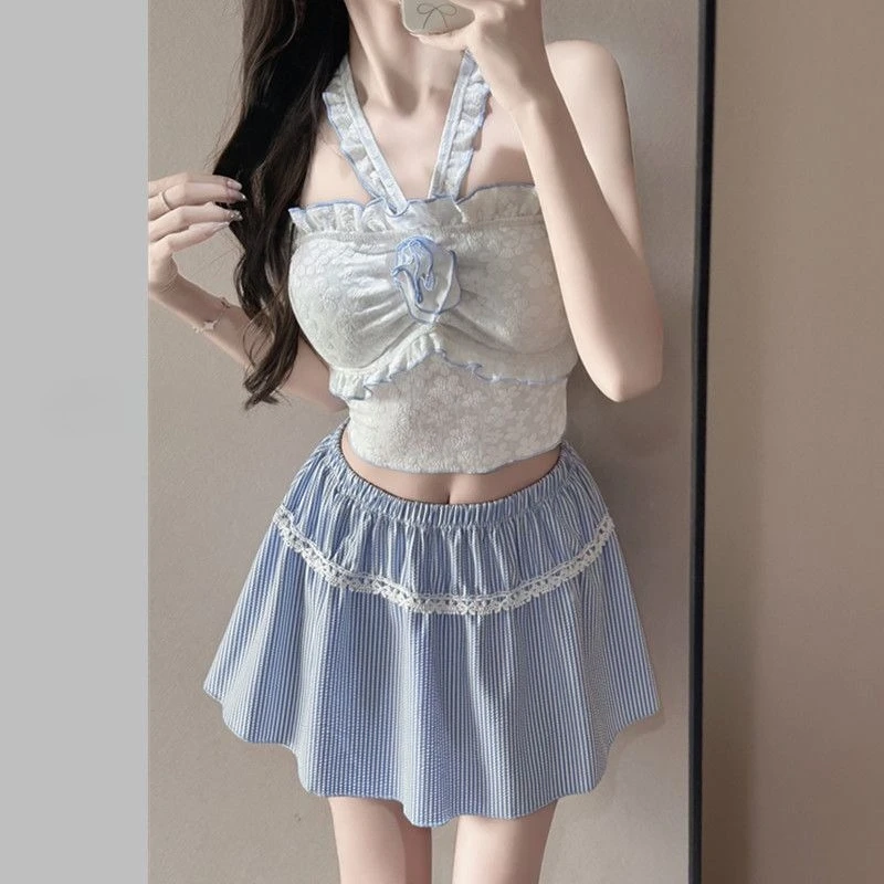 Beach Party Style Y2k Harajuku Bikini Sweet 2 Piece Set Japan Style Kawaii Slim Swimsuit 2000s Swimwear Vintage Beachwear Summer
Beach Party Style Y2k Harajuku Bikini Sweet 2 Piece Set Japan Style Kawaii Slim Swimsuit 2000s Swimwear Vintage Beachwear Summer