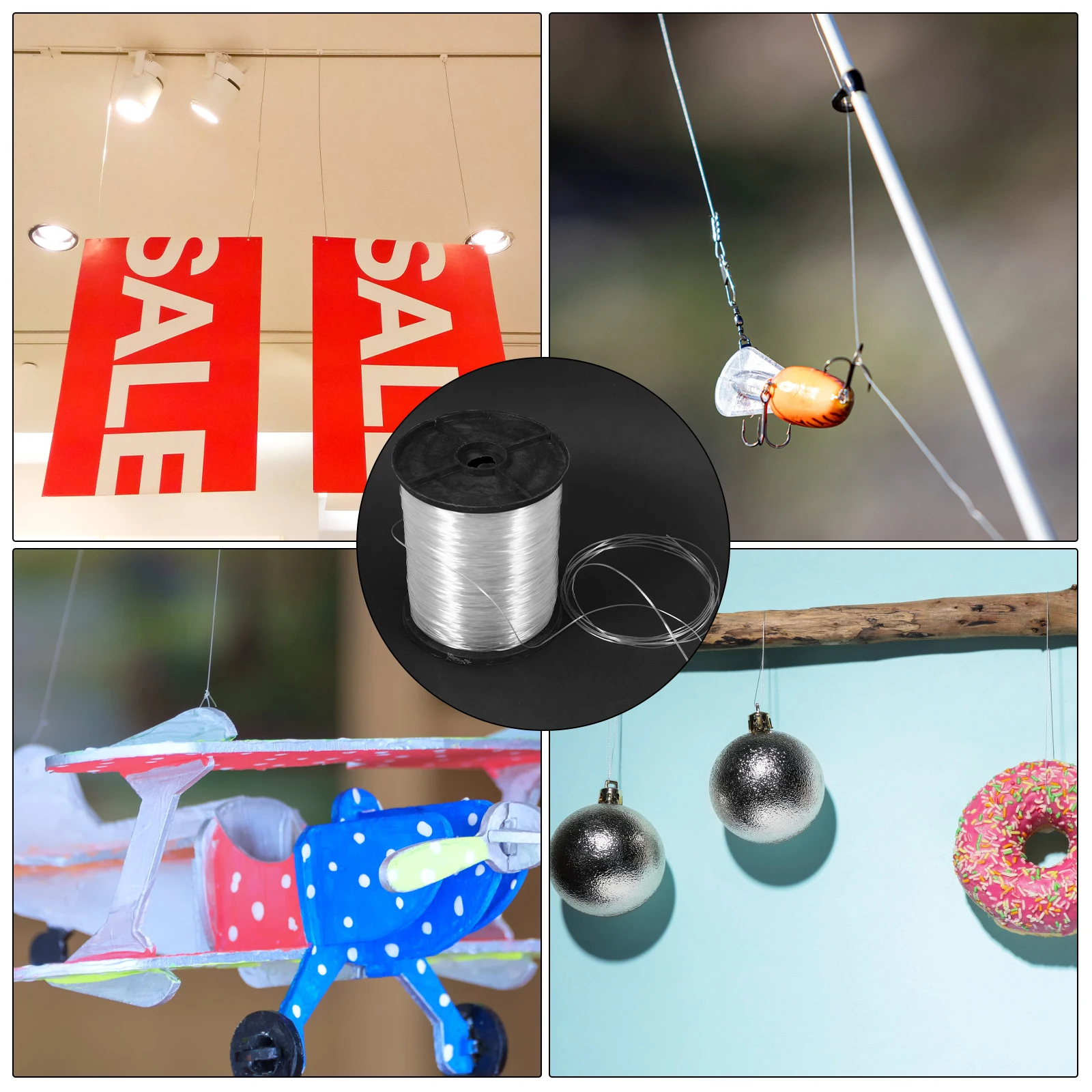 Invisible Hanging Wire Clear Fishing Line for Decoration Picture Frame Garland Balloon Strong Nylon Thread Wear-resistant
Invisible Hanging Wire Clear Fishing Line for Decoration Picture Frame Garland Balloon Strong Nylon Thread Wear-resistant