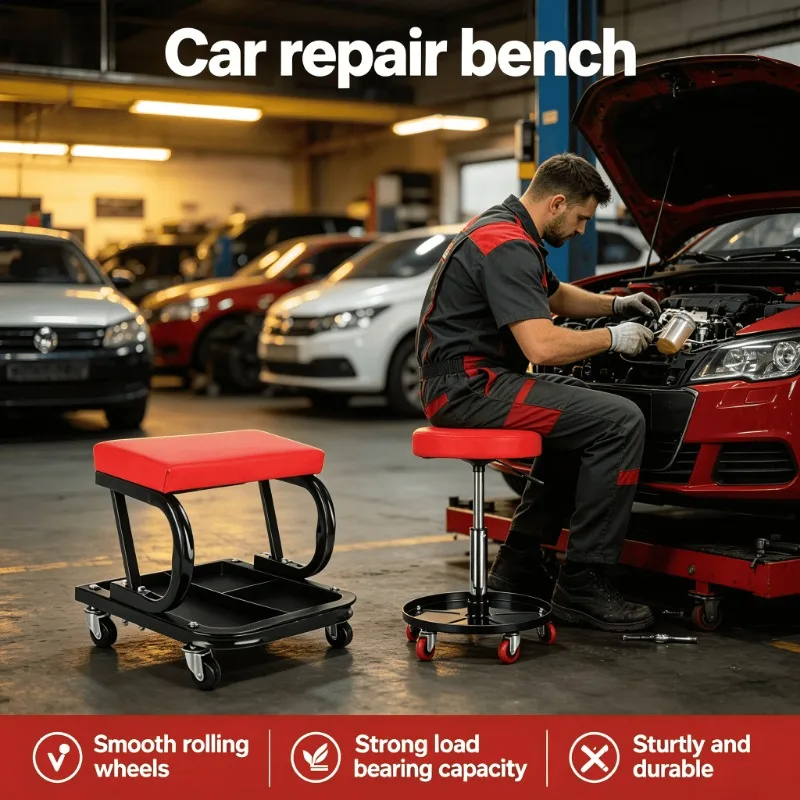 Protable Car Repair Gear Heavy Duty Low Profile Car Mechanic Creeper Rolling Garage Tool Tray Adjustable Headrest 3 Inch Foam
Protable Car Repair Gear Heavy Duty Low Profile Car Mechanic Creeper Rolling Garage Tool Tray Adjustable Headrest 3 Inch Foam