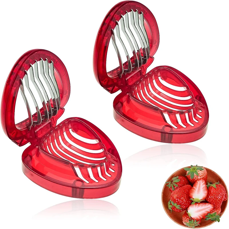 Strawberry Slicer Stainless Steel Strawberry Cutter Multifunctional Fruit Egg Slicer Creative Fruit Cutter Tool Kitchen Gadget
Strawberry Slicer Stainless Steel Strawberry Cutter Multifunctional Fruit Egg Slicer Creative Fruit Cutter Tool Kitchen Gadget