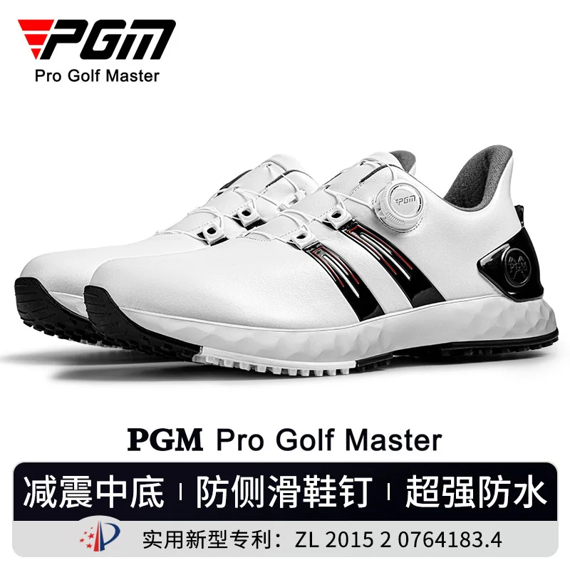 PGM Golf Shoes Men's Sports Shoes Wide Version Cushion Knob Lace Waterproof Anti Side Slip Golf Height Boosting Shoes
PGM Golf Shoes Men's Sports Shoes Wide Version Cushion Knob Lace Waterproof Anti Side Slip Golf Height Boosting Shoes