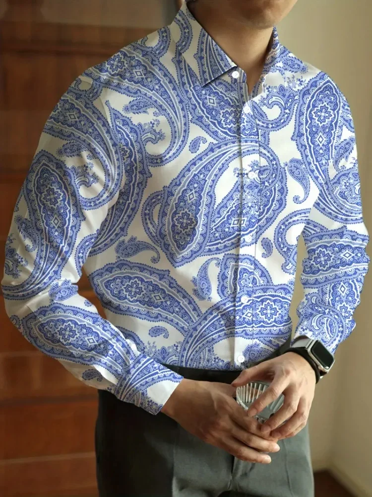 2025High quality men's casual and fashionable long sleeved lapel shirt button lapel top oversized unisex clothing
2025High quality men's casual and fashionable long sleeved lapel shirt button lapel top oversized unisex clothing