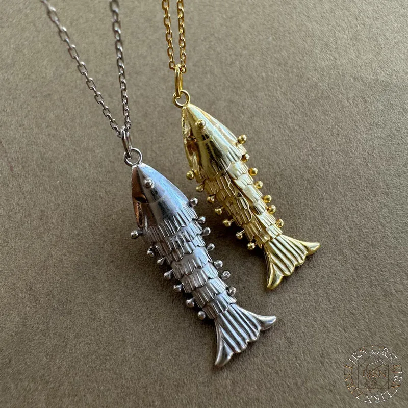 2025 New Necklace Fish Copper Trendy INS Simple Metal Jewelry Choker Women Accessories Gift Collar pez
2025 New Necklace Fish Copper Trendy INS Simple Metal Jewelry Choker Women Accessories Gift Collar pez