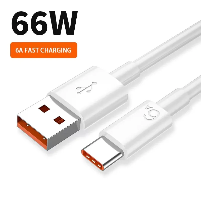 1-6pcs 66W 6A Fast Charging Usb Type C Cable for Xiaomi Redmi Huawei Honor OPPO VIVO OnePlus Mobile Phone Charger USB C Cable
1-6pcs 66W 6A Fast Charging Usb Type C Cable for Xiaomi Redmi Huawei Honor OPPO VIVO OnePlus Mobile Phone Charger USB C Cable