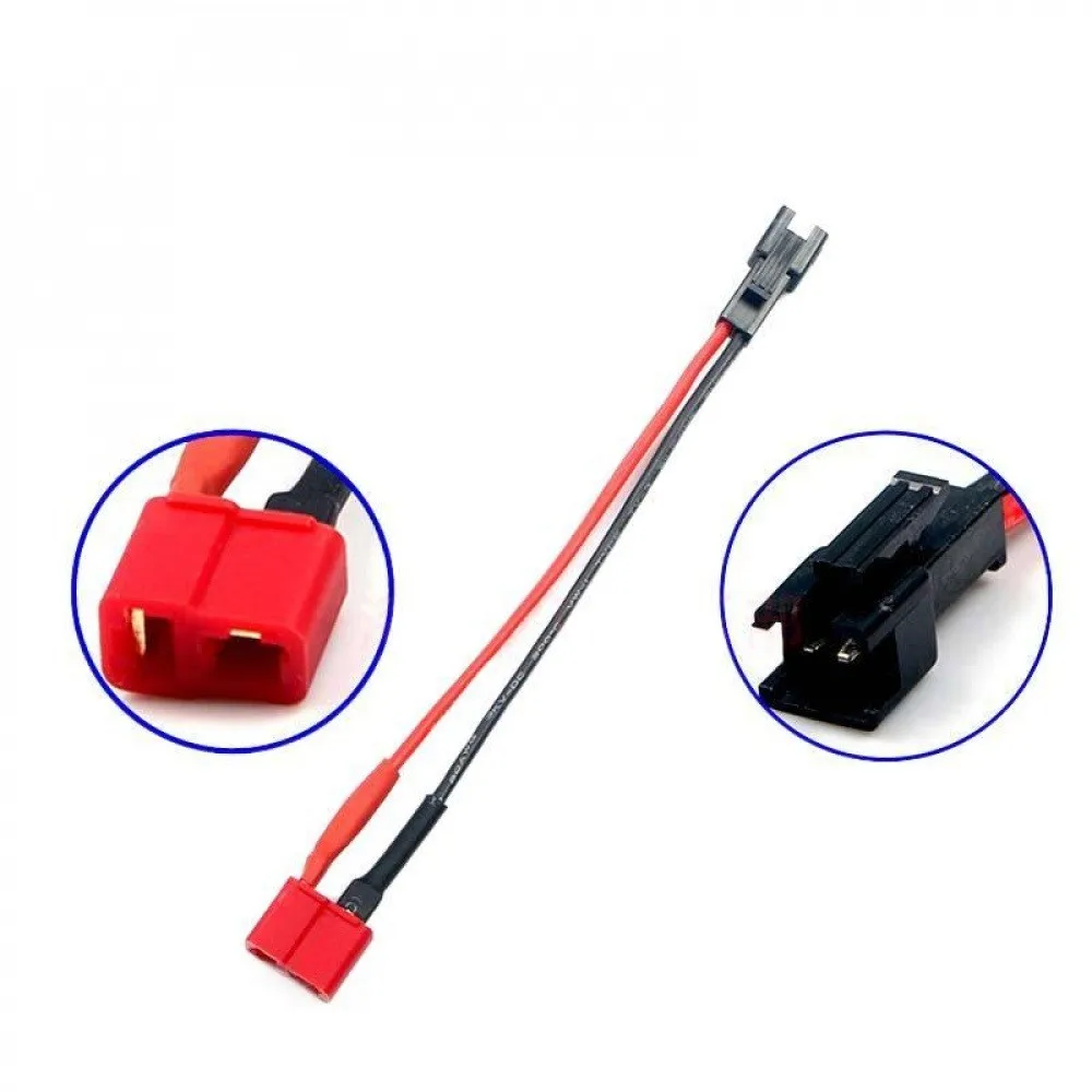 1PCS RC LiPo Battery T Plug to SM Adapter Cable 20AWG Silicone Wire 10CM F-F/M-M/M-F Connector Adapter for RC Car Boat Airplane
1PCS RC LiPo Battery T Plug to SM Adapter Cable 20AWG Silicone Wire 10CM F-F/M-M/M-F Connector Adapter for RC Car Boat Airplane