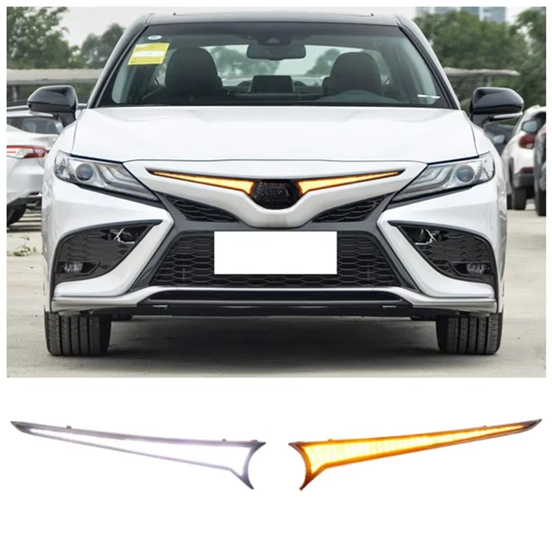 Передний светодиодный фонарь крышки багажника DRL для Toyota Camry 2018 2019 2024 2024, разъем через фару, дневные ходовые огни
Передний светодиодный фонарь крышки багажника DRL для Toyota Camry 2018 2019 2024 2024, разъем через фару, дневные ходовые огни