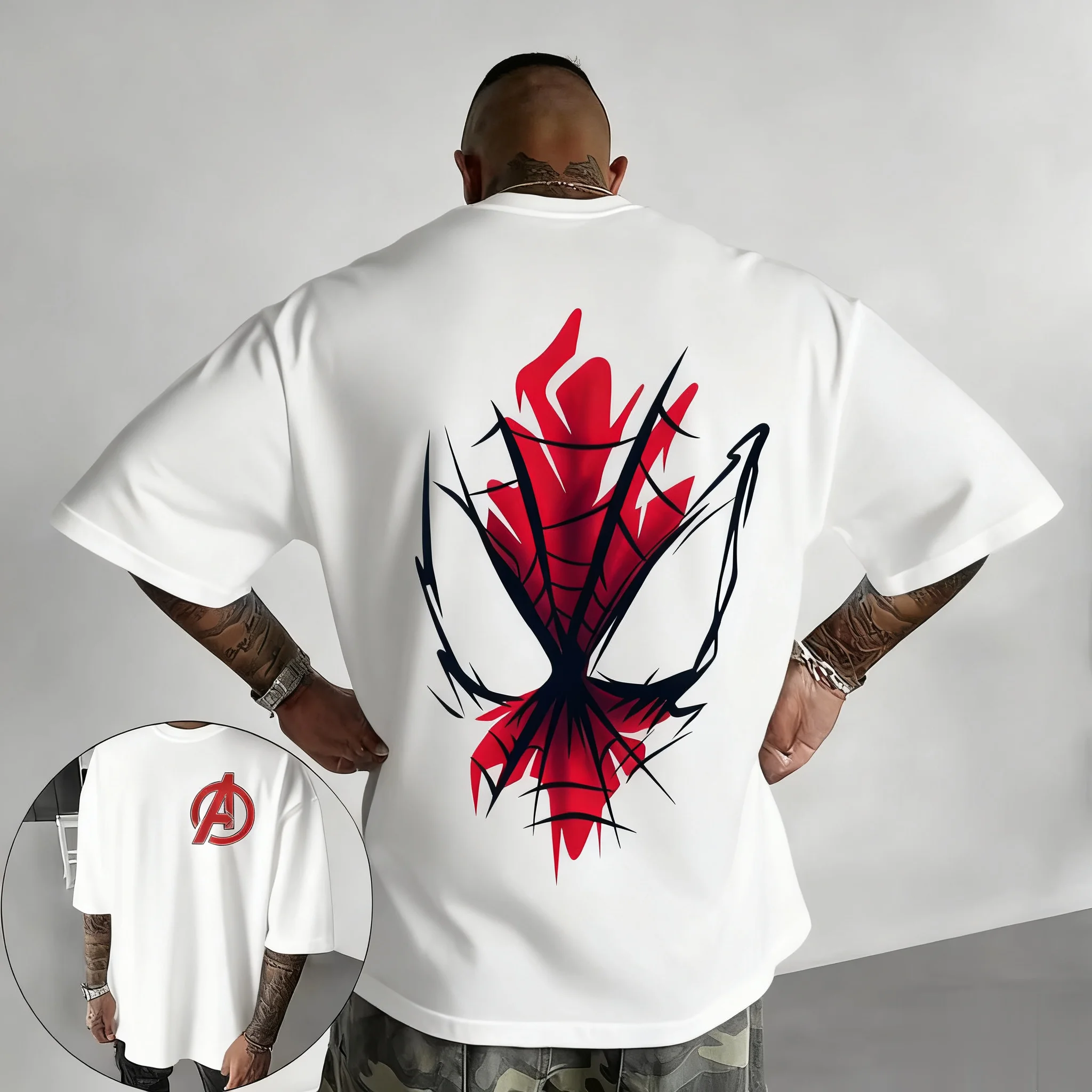 Marvel Genuine 2026 New Large Marvel Thanos Gloves Avengers Logo Printed Men's and Women's Short Sleeve Loose Casual T-Shirts
Marvel Genuine 2026 New Large Marvel Thanos Gloves Avengers Logo Printed Men's and Women's Short Sleeve Loose Casual T-Shirts