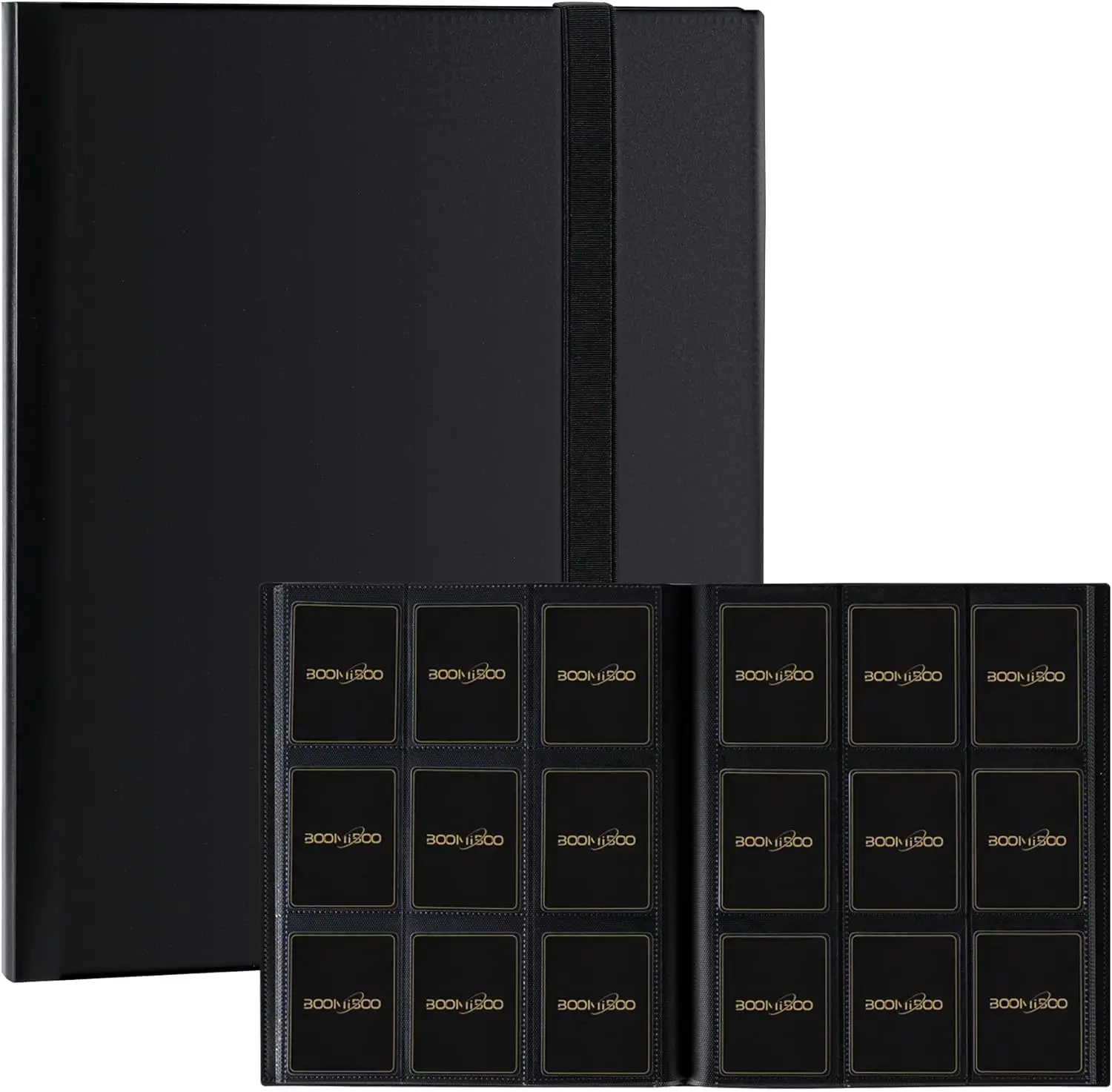 360-Card 9-Pocket Trading Card Binder for YuGiOh MTG TCG Sports Cards with Side-Loading Pages, Black
360-Card 9-Pocket Trading Card Binder for YuGiOh MTG TCG Sports Cards with Side-Loading Pages, Black