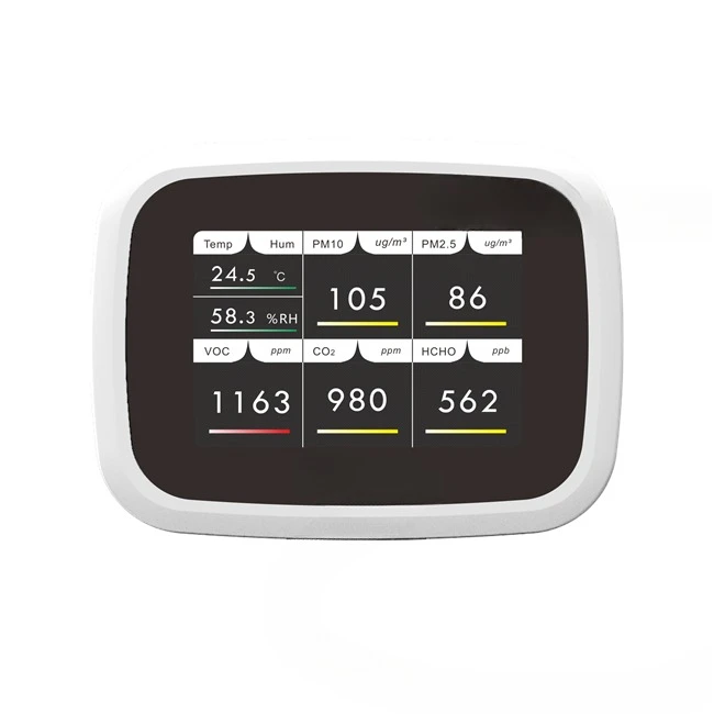 HVAC Test Instrument Multifunctional Indoor Air Quality Detector Multi-Gas
HVAC Test Instrument Multifunctional Indoor Air Quality Detector Multi-Gas