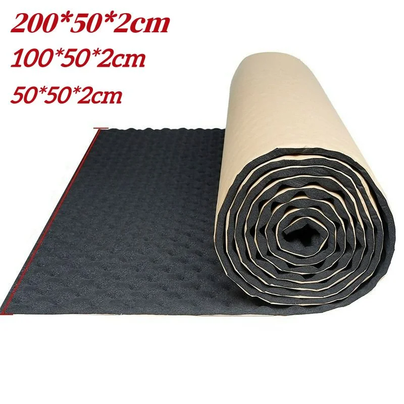 200/50cm Car Self Adhesive Sound Proof Foam Wavy Rubber Foam Cotton Acoustic Soundproof Insulation Mat Office Car Accessories
200/50cm Car Self Adhesive Sound Proof Foam Wavy Rubber Foam Cotton Acoustic Soundproof Insulation Mat Office Car Accessories