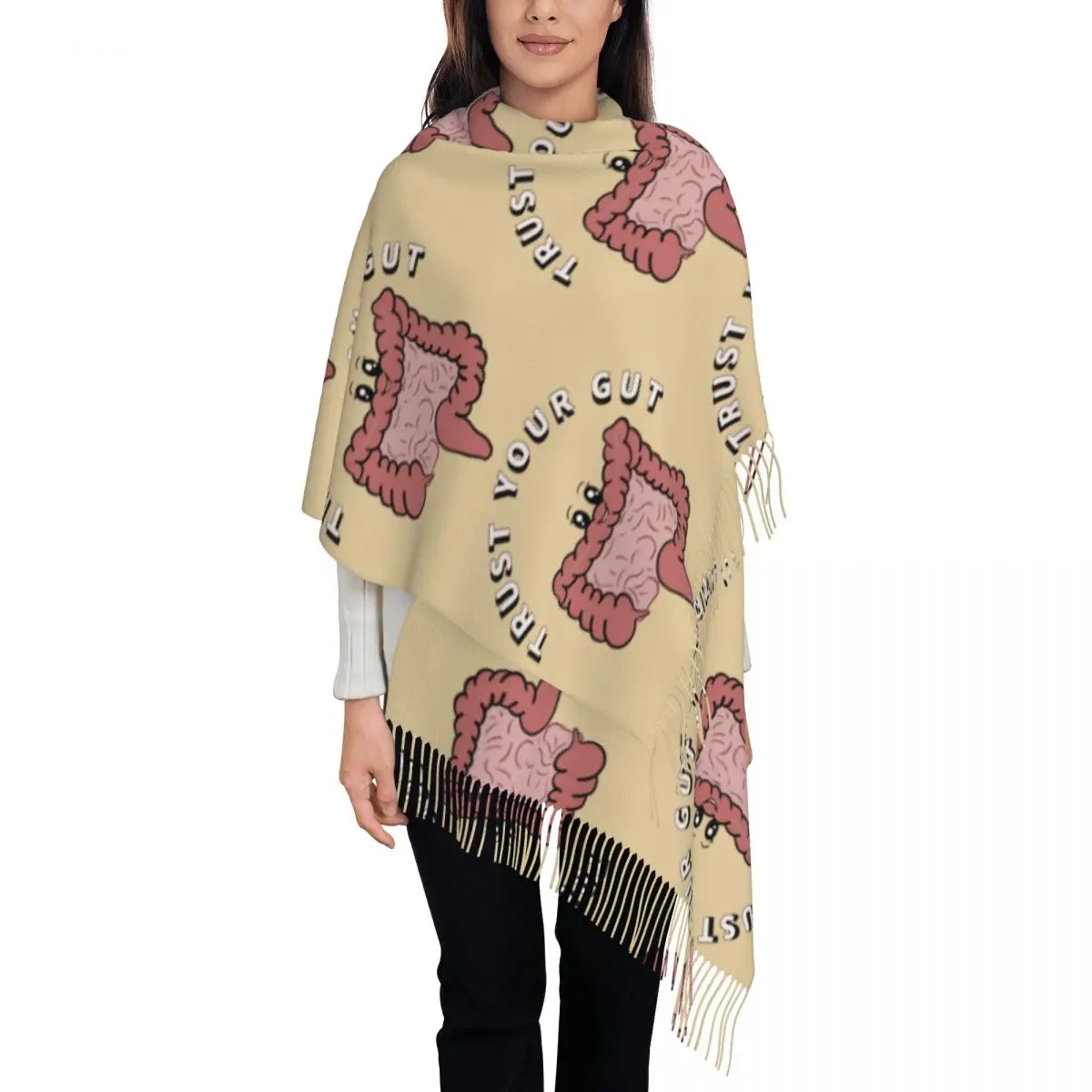 Trust Your Gut Gastroenterologist Doctor Scarf Tassel Scarves Women Soft Warm Shawls and Wraps Long Fall Winter Shawl Wrap
Trust Your Gut Gastroenterologist Doctor Scarf Tassel Scarves Women Soft Warm Shawls and Wraps Long Fall Winter Shawl Wrap