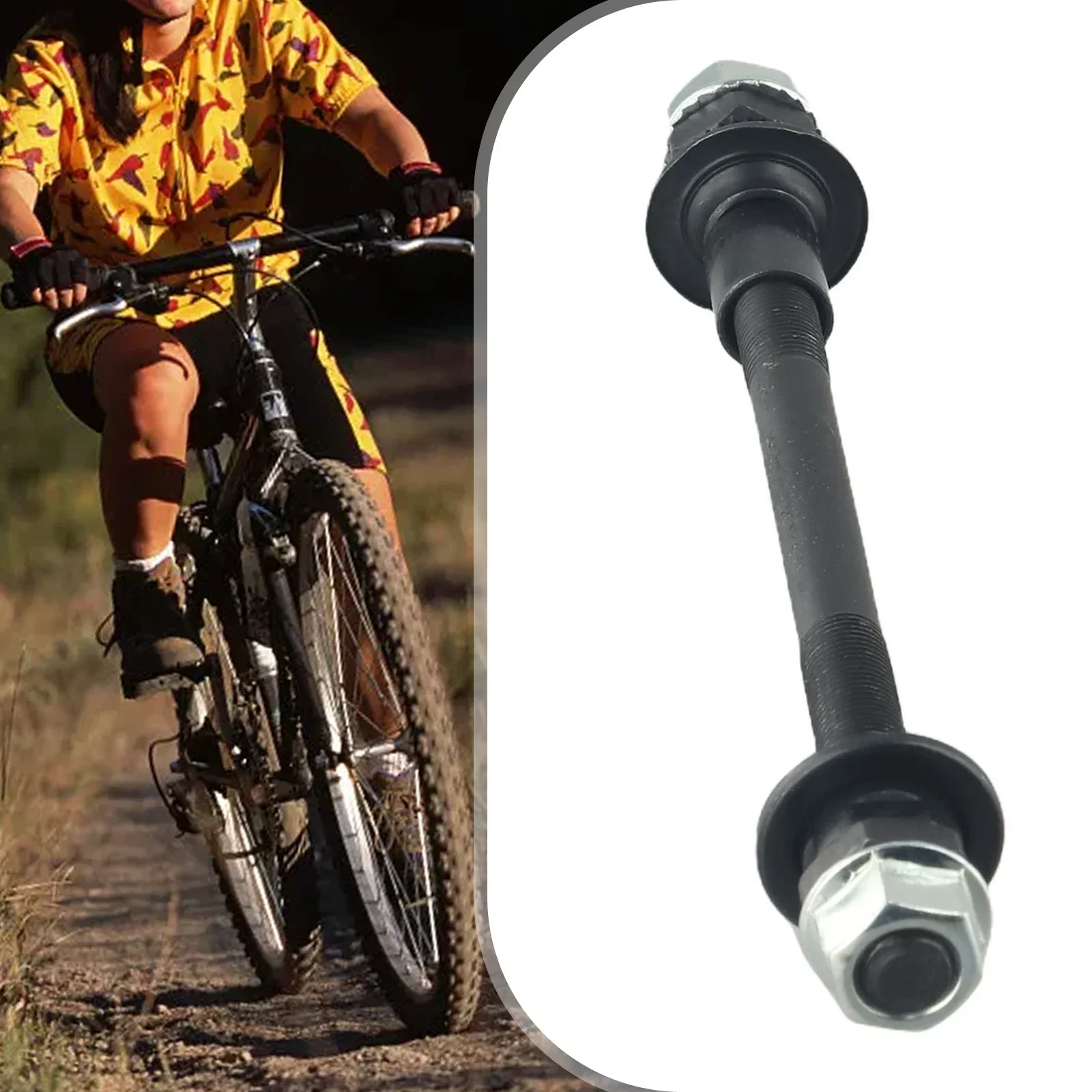 Front/Rear Hub Axle Wheel Adapter Bicycle Components Cycling Metal Mountain bike Skewer Solid Spindle Practical
Front/Rear Hub Axle Wheel Adapter Bicycle Components Cycling Metal Mountain bike Skewer Solid Spindle Practical