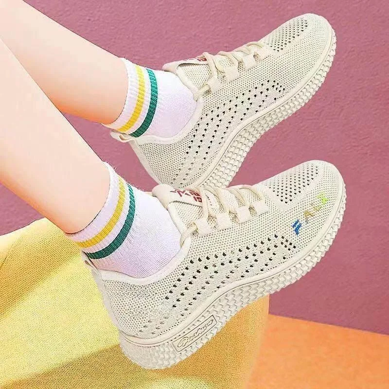 Women's Lightweight Breathable Mesh Sport Shoes Summer Slip-On Casual Anti-Slip Soft Bottom Shock Absorption Fashionable
Women's Lightweight Breathable Mesh Sport Shoes Summer Slip-On Casual Anti-Slip Soft Bottom Shock Absorption Fashionable