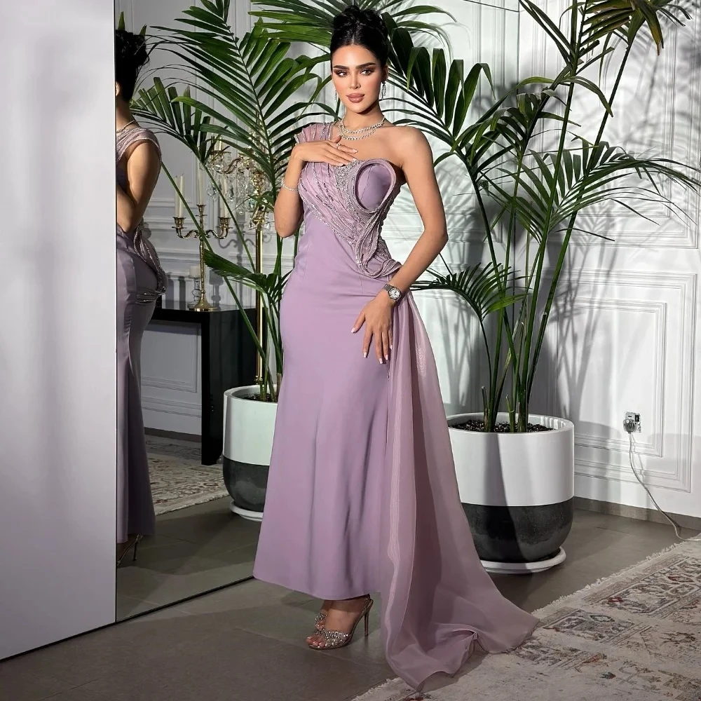 Lilac Formal Beaded Long Bespoke Occasion Gown Evening Dresses Pastrol Unisex Jersey Retro Dubai Saudi Arabic Prom Customized
Lilac Formal Beaded Long Bespoke Occasion Gown Evening Dresses Pastrol Unisex Jersey Retro Dubai Saudi Arabic Prom Customized