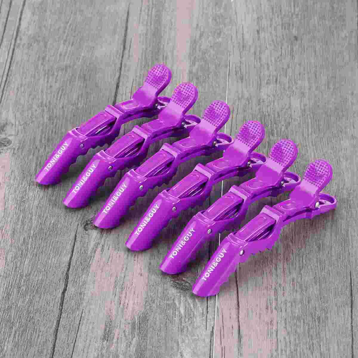 6 Pcs Hair Clips Professional Sectioning Clips Salon Alligator Haircut Accessories Hairgrips for Women Girls (Purple)
6 Pcs Hair Clips Professional Sectioning Clips Salon Alligator Haircut Accessories Hairgrips for Women Girls (Purple)