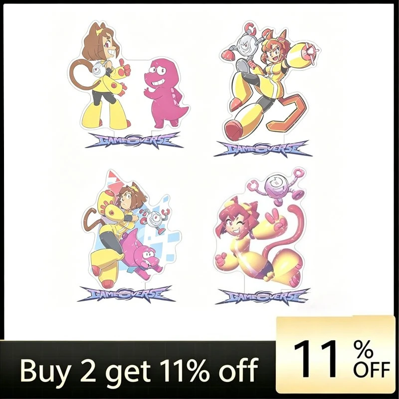 Kit Bodega / Kaboodle / Gobbles / Warrick Fan Style Standee Cat Girl Mecha Character Acrylic Desktop Ornament Game Peripheral
Kit Bodega / Kaboodle / Gobbles / Warrick Fan Style Standee Cat Girl Mecha Character Acrylic Desktop Ornament Game Peripheral
