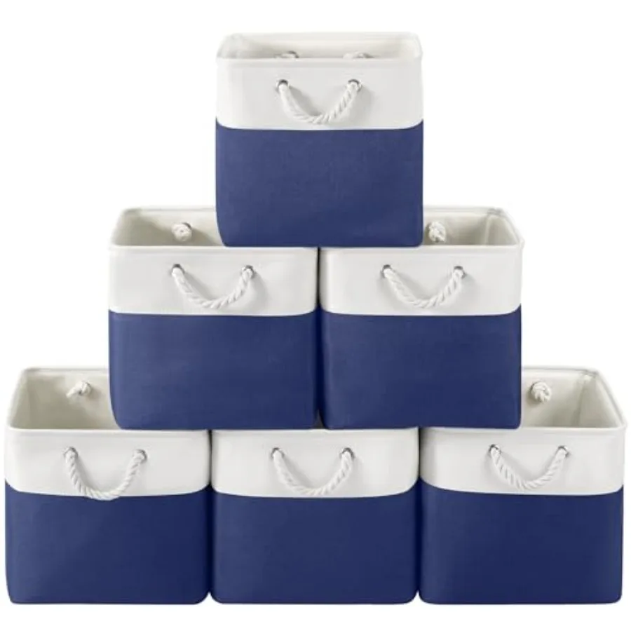 13 x 13 Inch Cube Storage Bins, 6 Pack Fabric Storage Basket with Handles, Foldable Boxes Organizer for Shelf Baskets for Home,
13 x 13 Inch Cube Storage Bins, 6 Pack Fabric Storage Basket with Handles, Foldable Boxes Organizer for Shelf Baskets for Home,