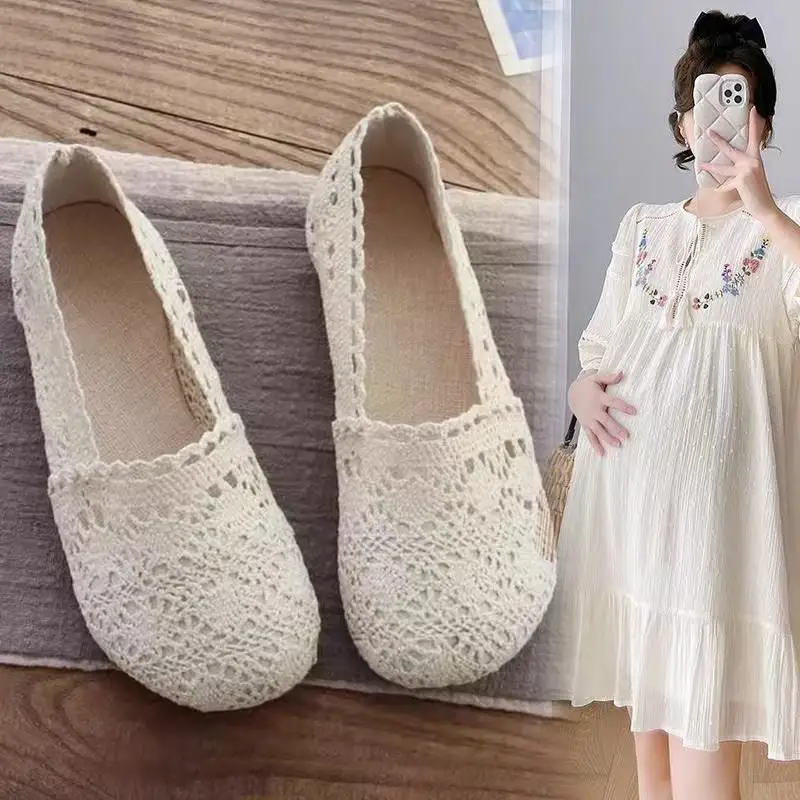 Summer Soft Bottom Anti-Slip Maternity Shoes Women's Slip-On Pregnancy Special Shoes Beijing Old Style Cloth Shoes
Summer Soft Bottom Anti-Slip Maternity Shoes Women's Slip-On Pregnancy Special Shoes Beijing Old Style Cloth Shoes