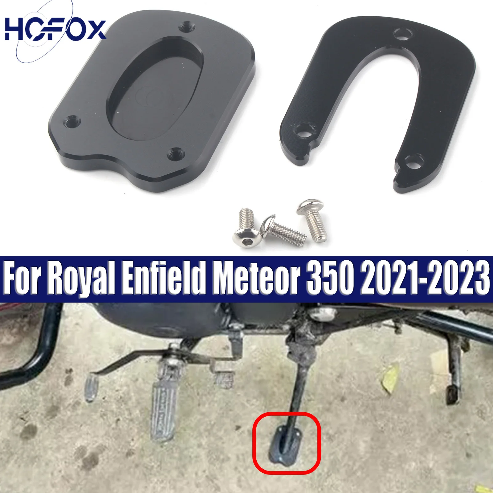 Side Stand Enlarge Kickstand Sidestand Foot Enlarger For Royal Enfield Meteor 350 2021 2022 2023
Side Stand Enlarge Kickstand Sidestand Foot Enlarger For Royal Enfield Meteor 350 2021 2022 2023