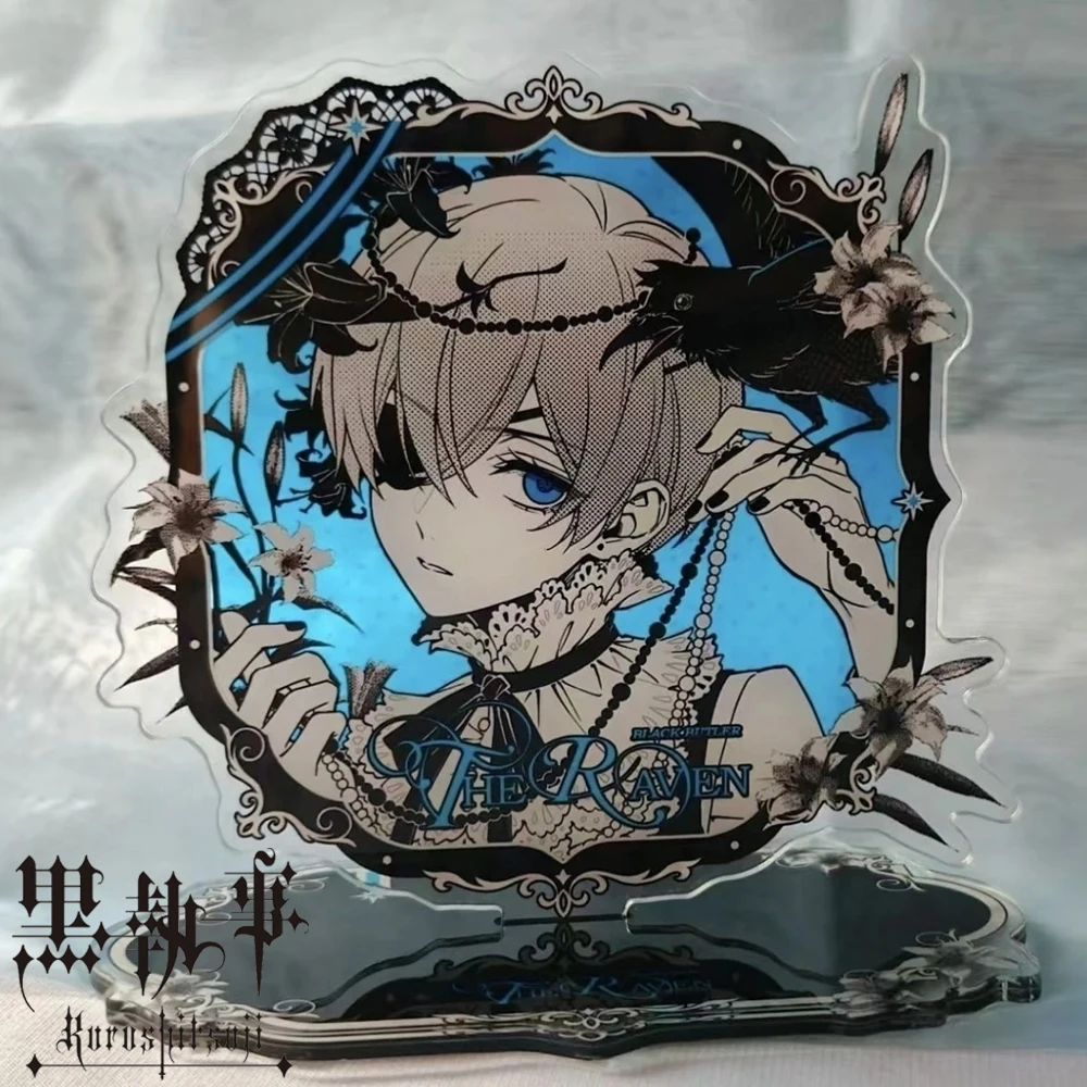 Anime Black Butler Ciel Phantomhive Cosplay Stand Acrylic Crow Figure Standing Plate Desk Ornament Halloween Accessory Prop
Anime Black Butler Ciel Phantomhive Cosplay Stand Acrylic Crow Figure Standing Plate Desk Ornament Halloween Accessory Prop