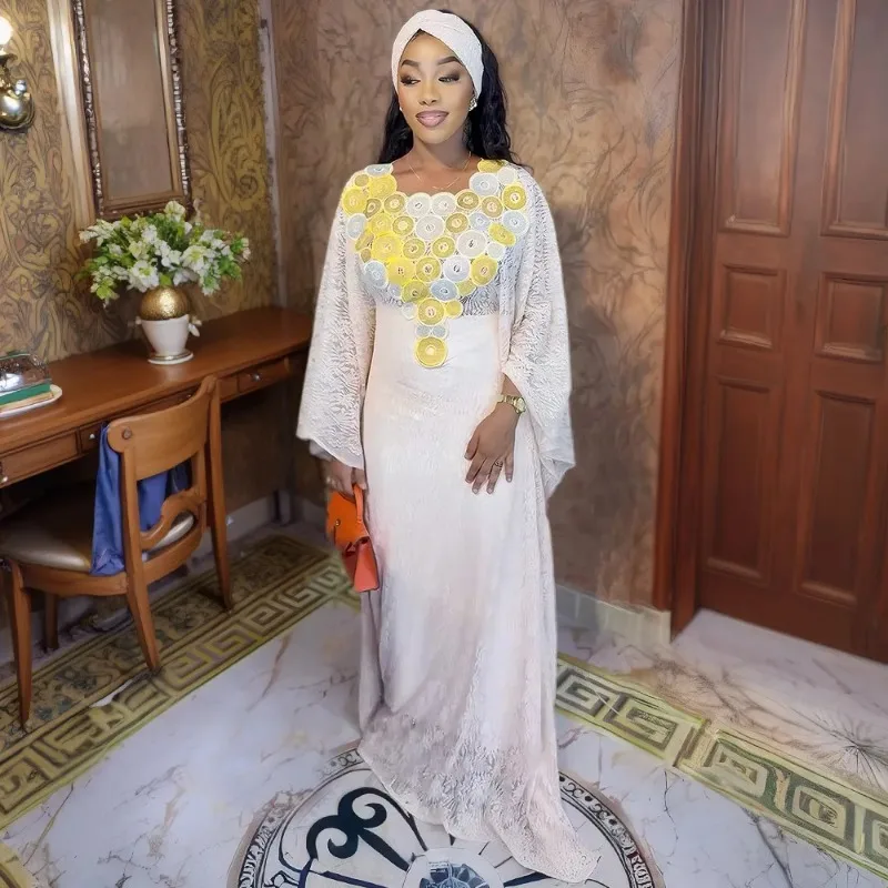 Elegant African Dresses for Women Muslim Fashion Boubou Abayas Robe Dashiki Ankara Lace Outfits Evening Gown Kaftan Maxi Dress
Elegant African Dresses for Women Muslim Fashion Boubou Abayas Robe Dashiki Ankara Lace Outfits Evening Gown Kaftan Maxi Dress