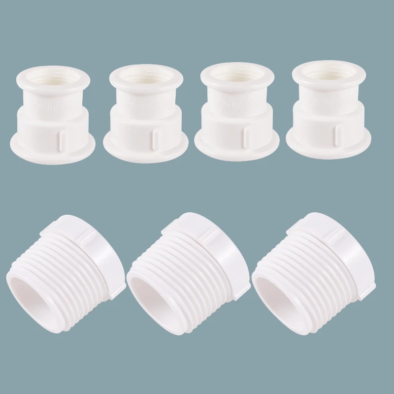 10Pcs 1/2” To 3/4" 1" Thread Reducing Adapter 20/25/32mm PVC Connector Garden Irrigation Pipe Fittings Aquarium Fish Tank Hose
10Pcs 1/2” To 3/4" 1" Thread Reducing Adapter 20/25/32mm PVC Connector Garden Irrigation Pipe Fittings Aquarium Fish Tank Hose