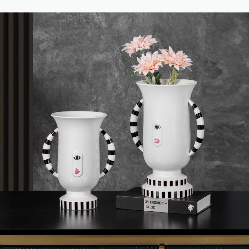 Abstract Human White Ceramic Vase Desk Decoration Artificial Flower Flowers Arrangement Floral Vases Room Aesthetic Decor
Abstract Human White Ceramic Vase Desk Decoration Artificial Flower Flowers Arrangement Floral Vases Room Aesthetic Decor