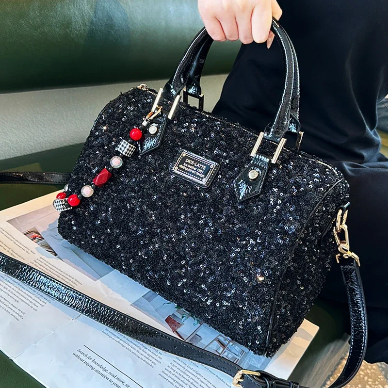 Women's Bags Pillow Bags with Sequins Outfit with Shoulder Bags Boston Handbags Crossbody Bags Glitter Deluxe Bags
Women's Bags Pillow Bags with Sequins Outfit with Shoulder Bags Boston Handbags Crossbody Bags Glitter Deluxe Bags