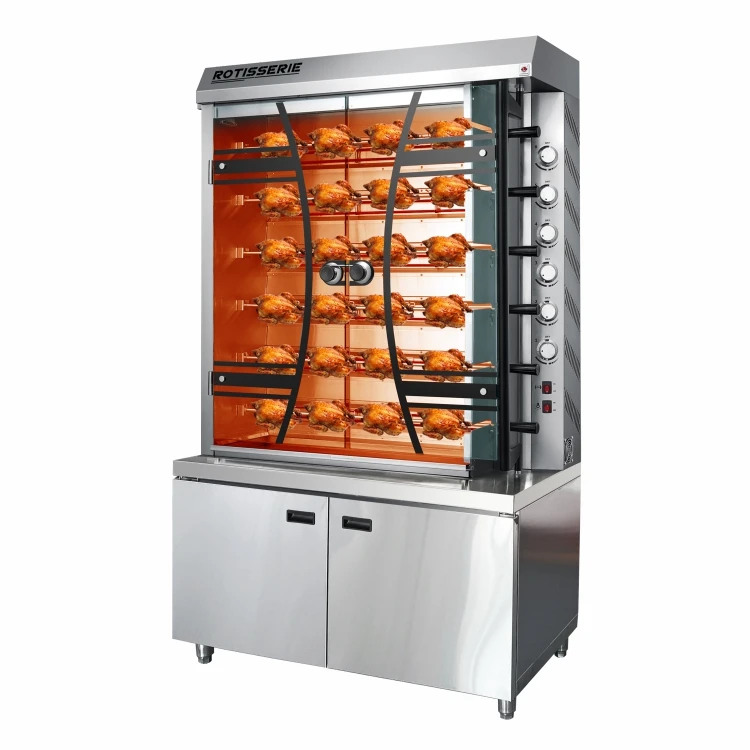 Hot Sale Stainless Steel Electric Chicken Rotisserie Oven Vertical Grill Roasting Machine Auto Rotate for Home Restaurant
Hot Sale Stainless Steel Electric Chicken Rotisserie Oven Vertical Grill Roasting Machine Auto Rotate for Home Restaurant